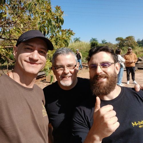 Foto Socios Art In Box Mallet (Pai e Filho) Roberto Gil e Wensley Fellipe + Pioto